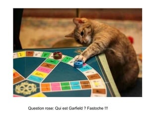 Question rose: Qui est Garfield ? Fastoche !!! 