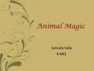 Animal Magic


   Jurcuta Iulia
      X MI1
 