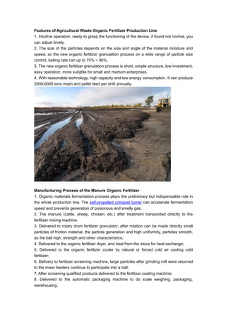 Animal manure or sludge organic fertilizer production | PDF