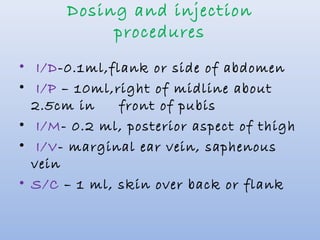 Planipart Injection Animal models | PPT