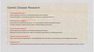 Animal Models- Use in Genetics and Developmental Biology.pptx