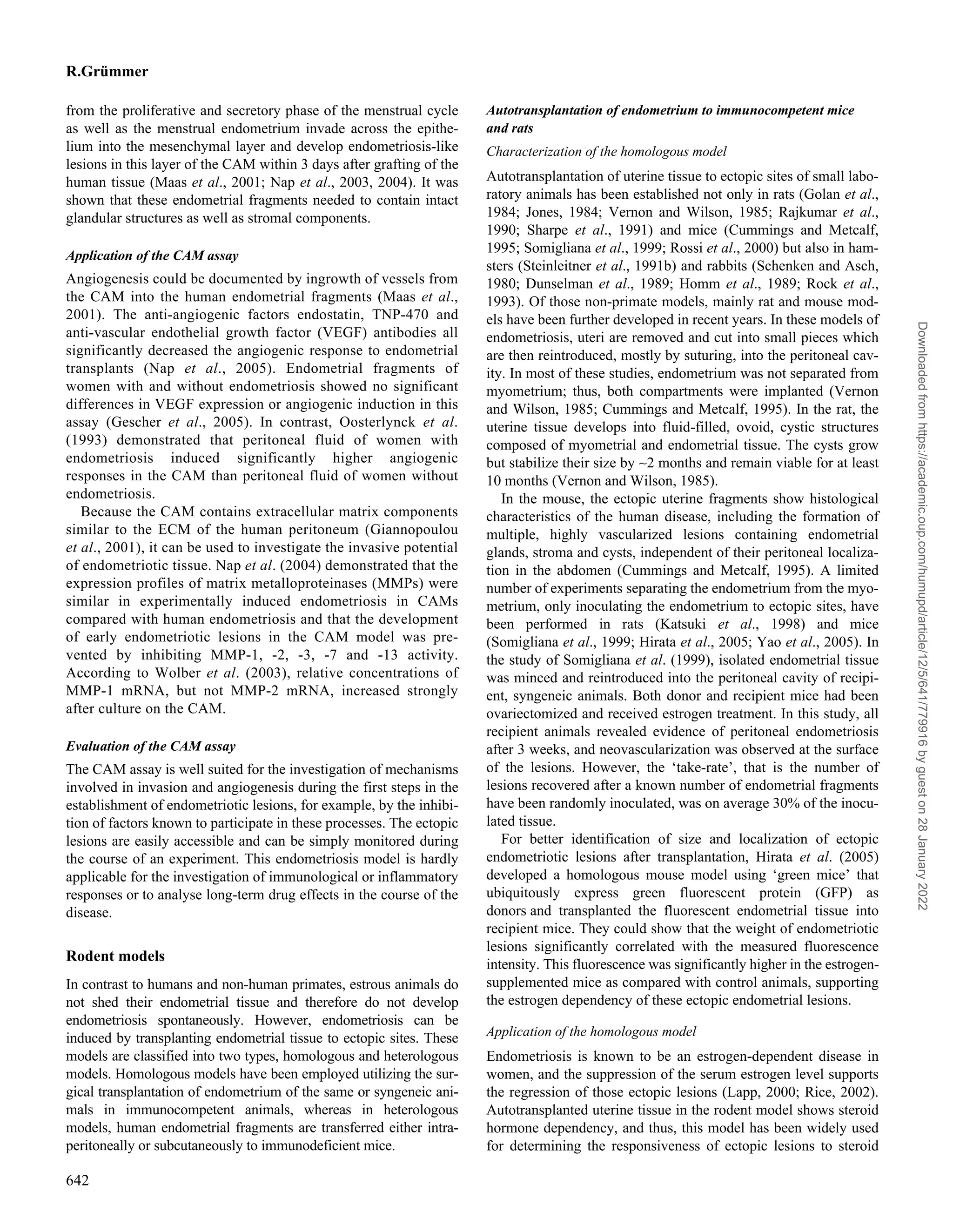 Top 112+ Endometriosis in animals