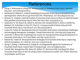 Animal Models in Traumatic Brain Injury | PPTX