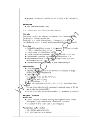 V = N needed × Volume of solution × EW/density x concentration
reagent
= 0.2 × 2 × 36.461/(1×1.188 × 0.38)
= 32.604 ml
Therefore, slowly add 32.604 ml of 38% HCl to 500 ml of distilled water
and then add up to 2 l to get a 0.2 N solution.

80

 