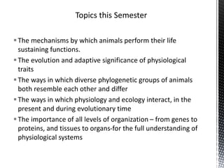 Animal Physiology chapter 1