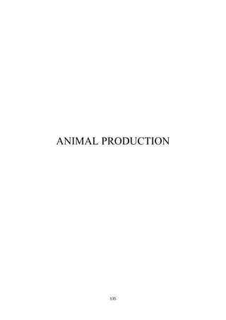 135
ANIMAL PRODUCTION
 