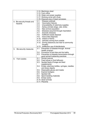 TESDA - TR - Animal Production (Ruminants) NC II | PDF