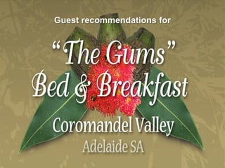 Guest recommendations for
 
