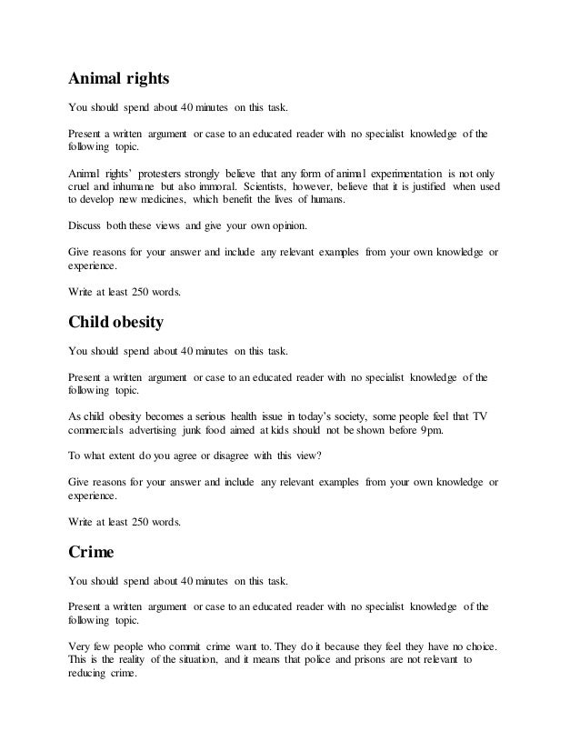 essay on animal rights