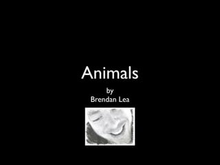 Animals
     by
 Brendan Lea
 