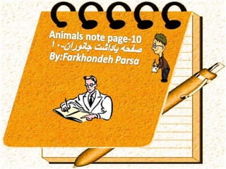 Animals notepage-10