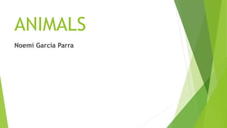 ANIMALS
Noemí García Parra
 
