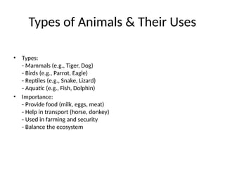Animals_and_Trees_Presentation.pptxhsnsnsns vsbsnsnsn | PPTX