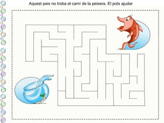 Aquest peix no troba el camí de la peixera. El pots ajudar
 