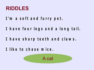 Animals riddles | ODP