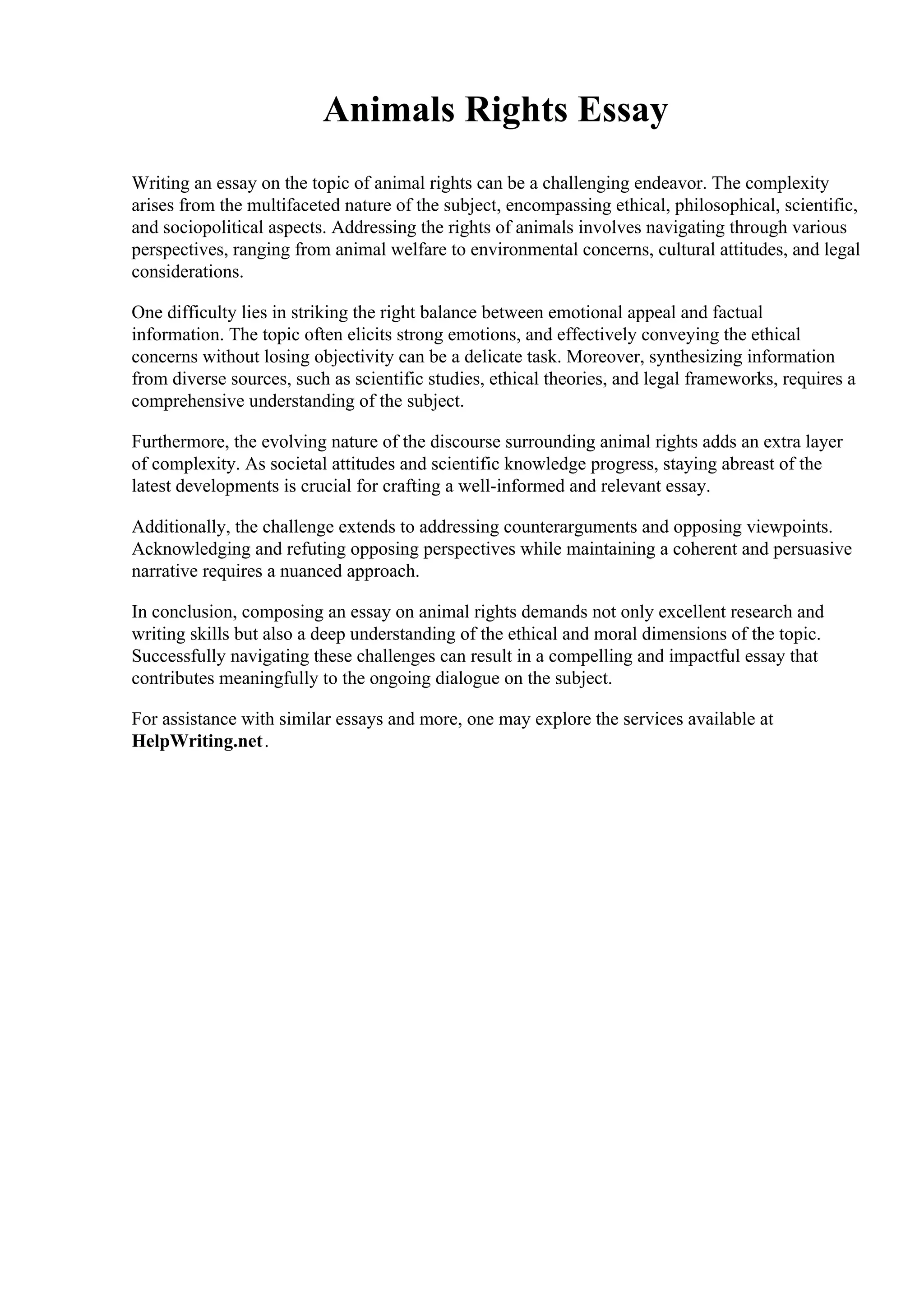 Animals Rights Essay.pdf