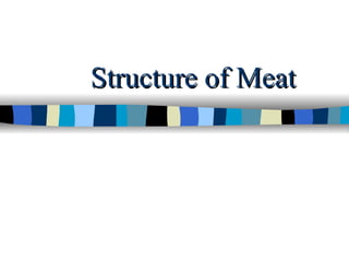 Structure of Meat 
