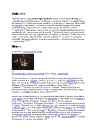 Animal testing | PDF