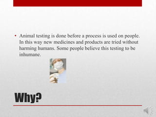 Animal testing | PPTX