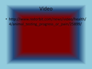 Animal Testing | PPTX
