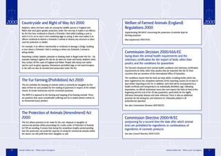 Law Rpca RSPCA: Animal welfare legislation: 15 years of progress | PDF
