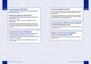 Law Rpca RSPCA: Animal welfare legislation: 15 years of progress | PDF
