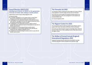 Law Rpca RSPCA: Animal welfare legislation: 15 years of progress | PDF