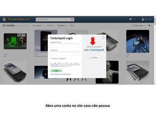 Abra uma conta no site caso não possua
 