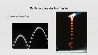 Os Princípios da Animação
- Slow In Slow Out
 