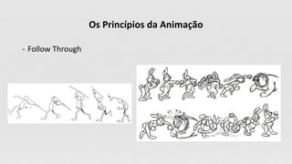 Os Princípios da Animação
- Follow Through
 