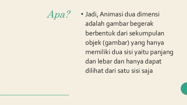 Animasi 2 d Animasi 2 d