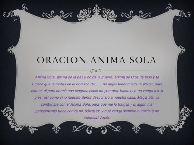 Anima sola