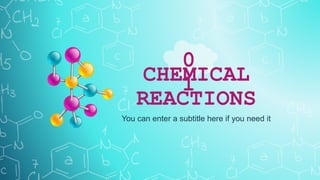 CHEMICAL
REACTIONS
You can enter a subtitle here if you need it
0
1
 