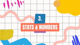 3.
STATS & NUMBERS
 