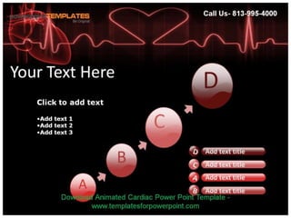 Powerpoint Design Cardiac Animated Cardiac Powerpoint Template | PPTX