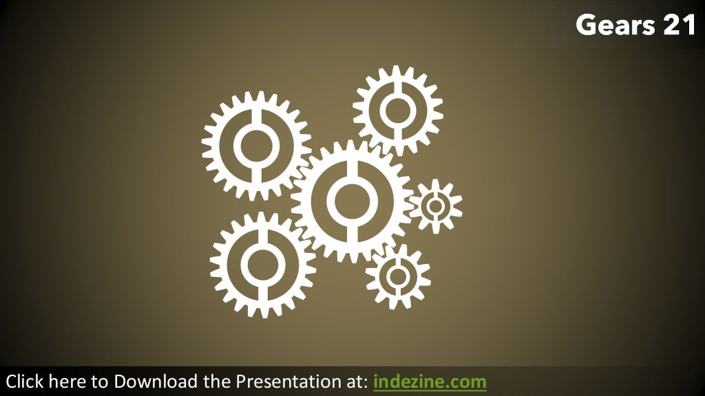 More Animated Gears for PowerPoint Series 04