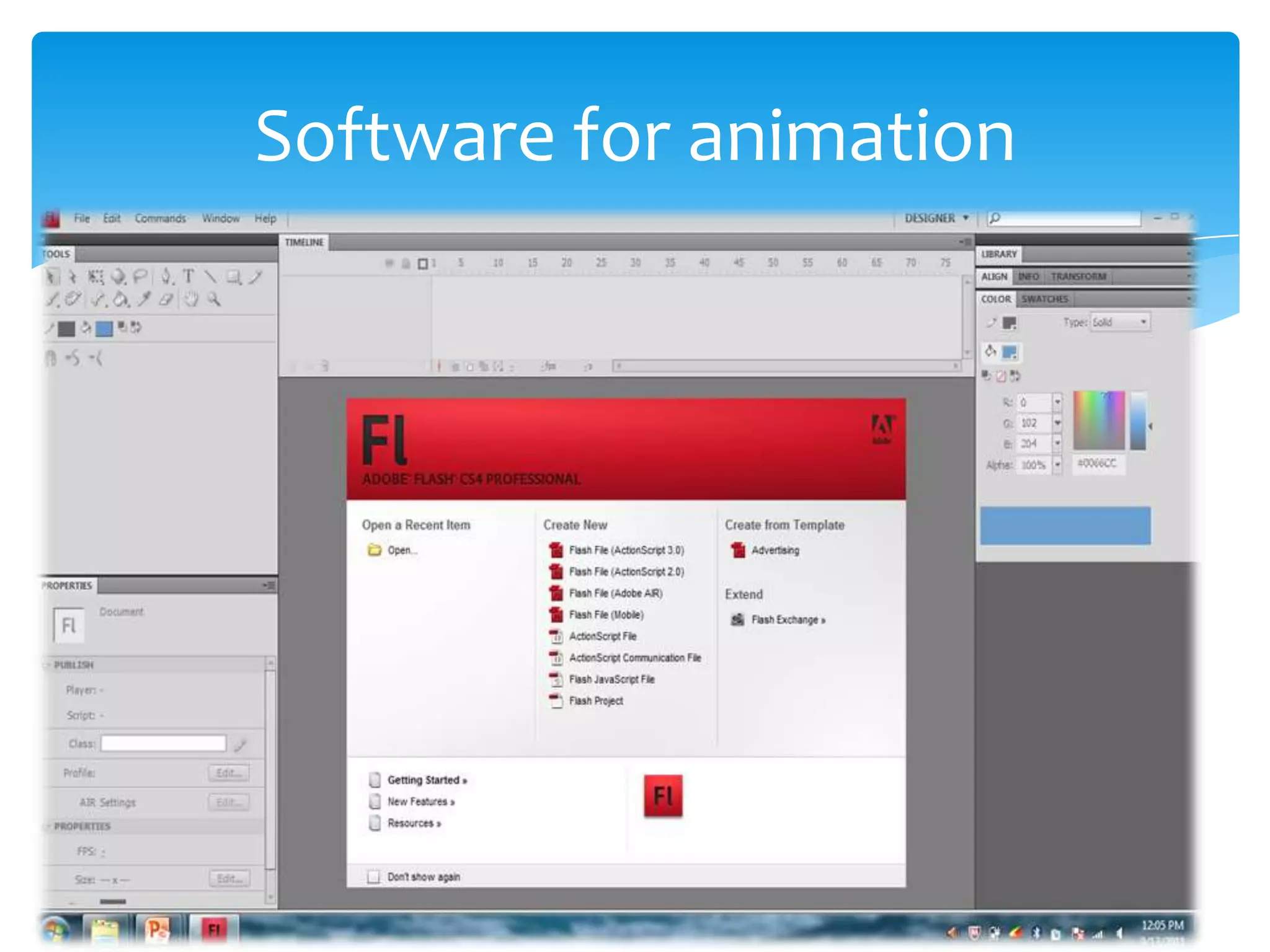 Software for animation

 