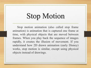 Computer Stop Frame Animation Animation | PPTX