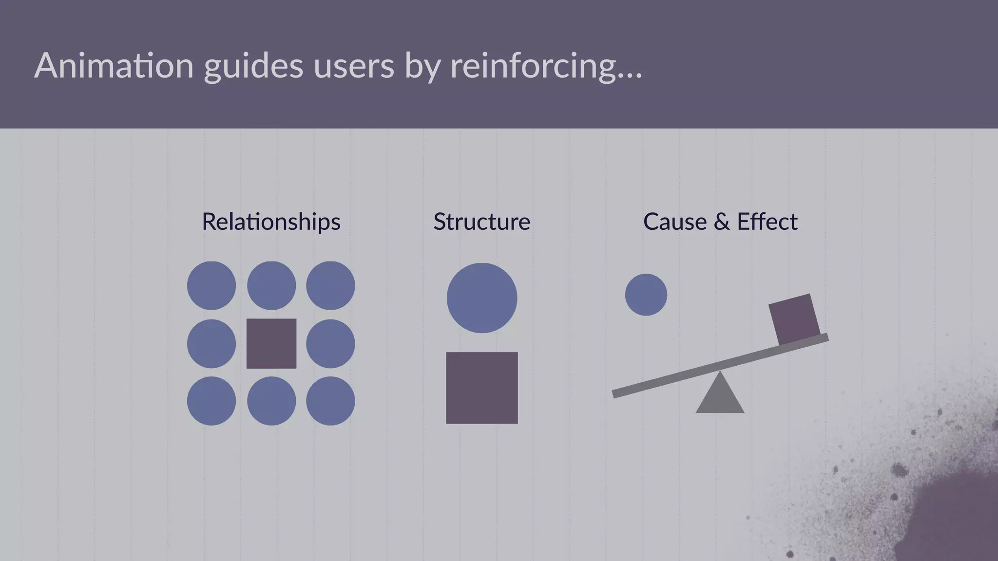Animacy
How “alive” something appears to be.
 