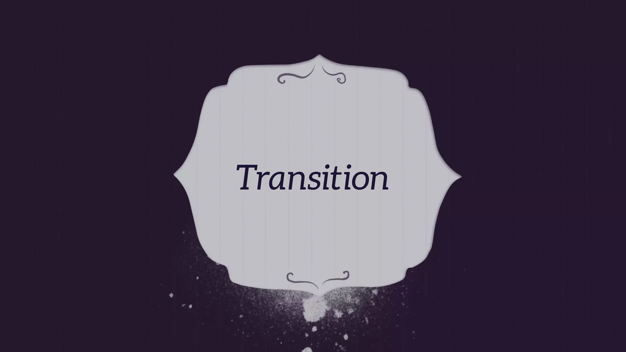 You use anima;on to indicate an element’s…
Direction Solidity Momentum
 