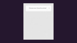 Animating the User Experience