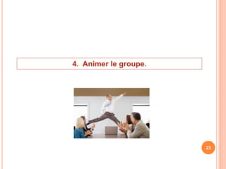 4. Animer le groupe.
23
 