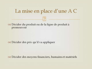 Animation commerciale 