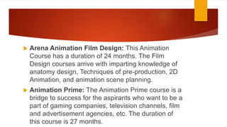 Animation Courses After 10th Arena Animation Tilak Road PPT Animation Courses After 10th Arena Animation Tilak Road PPT