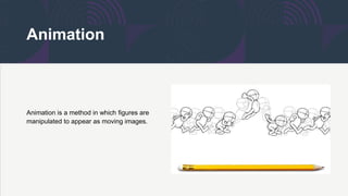Animation introduction and Materials use in Animation | PPT