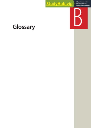 B
Glossary
 