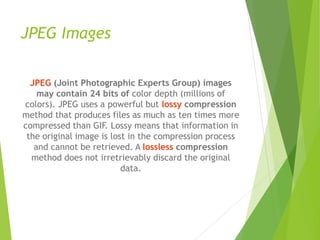 Jpeg Method Animation in the web | PPTX