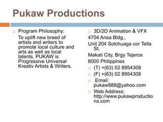 Animation schools in the philippines Slide 15