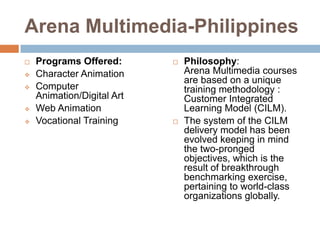 Animation schools in the philippines Slide 3