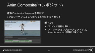 Cedec18 Ue4アニメーションシステム総おさらい Cedec18 Ue4アニメーションシステム総おさらい